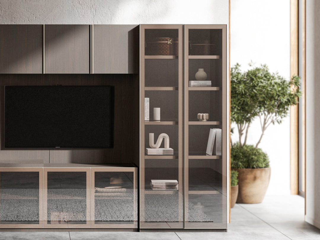 Visual Bookcase with Door