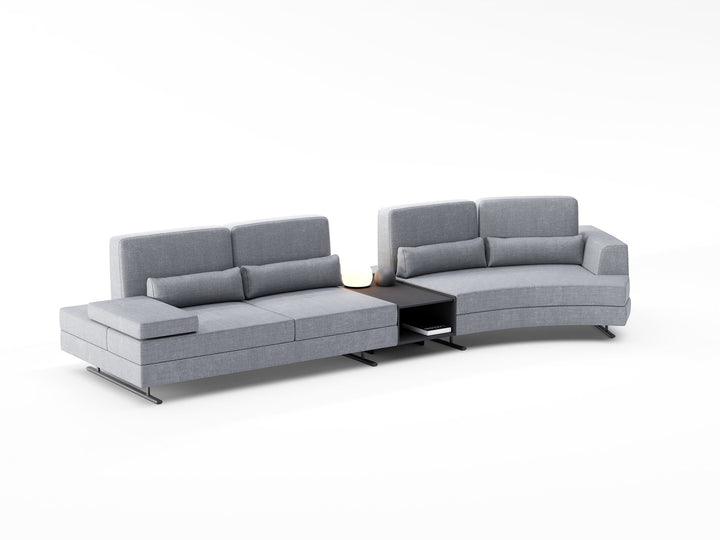 Mony Moon Chaise Sofa with Table - Lazzoni™