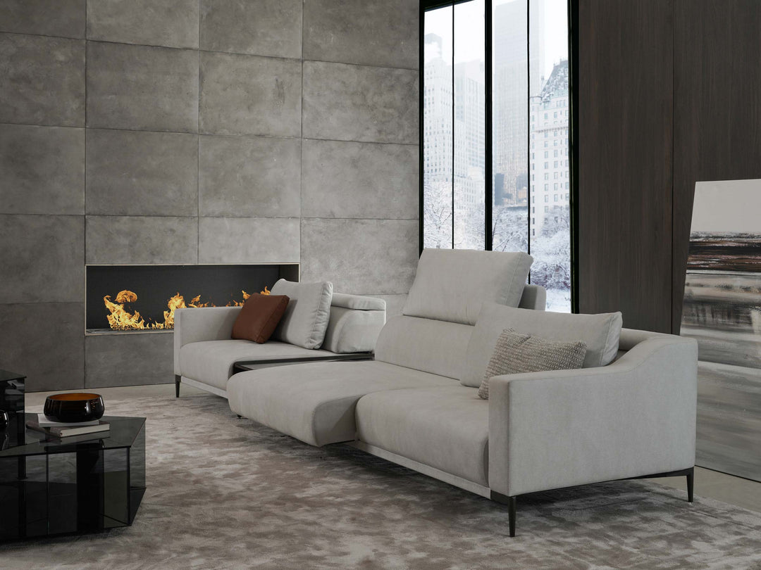 Milda Three Seater Sofa with Table