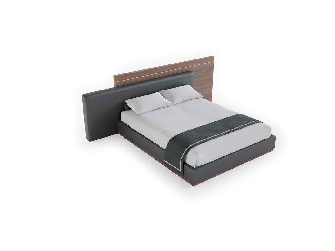 Double Storage Fabric Bedframe