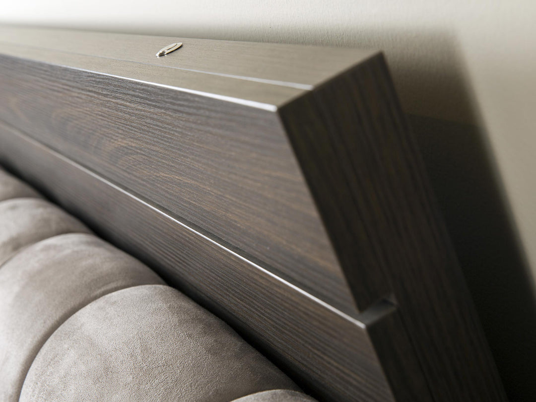 Double Storage Bed Sliced Headboard