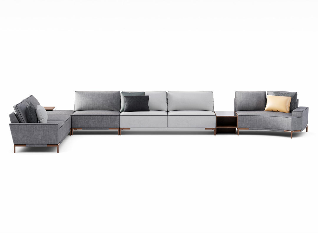 Gola Wide Corner With Moon Sectional Sofa