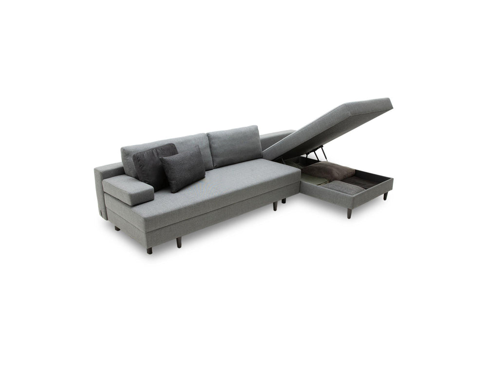 Kema Corner Sofa Bed with Storage