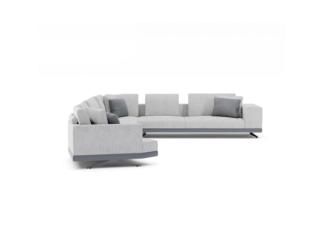 Mix Corner Sofa with Pouf