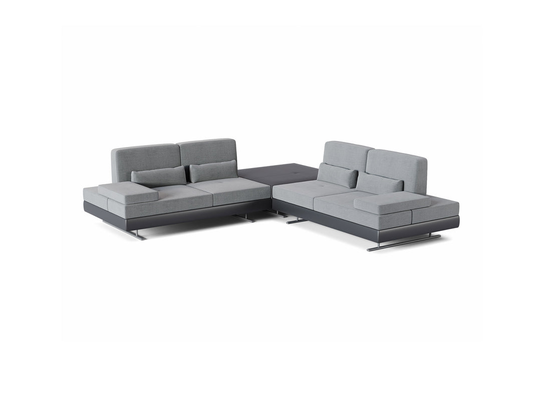 Mony Corner Sofa with Pouf