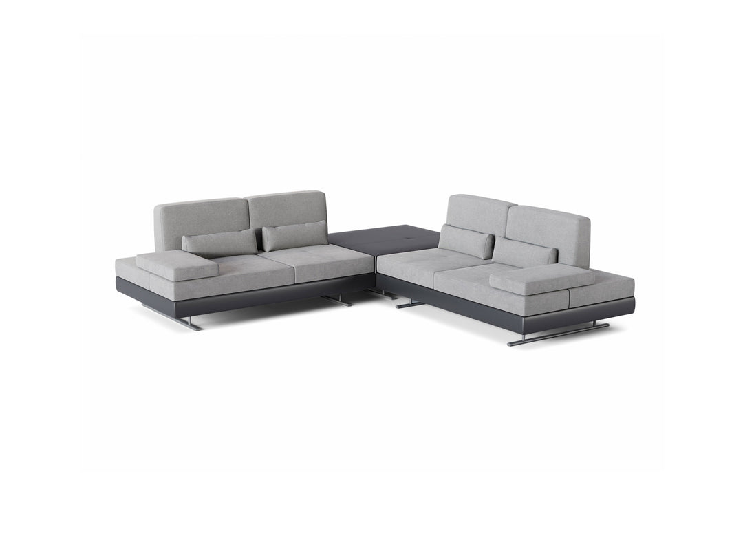 Mony Corner Sofa with Pouf