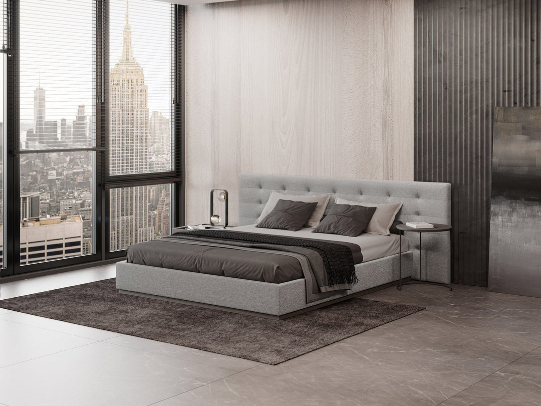 Monno Storage Bed - Fabric Bedframe