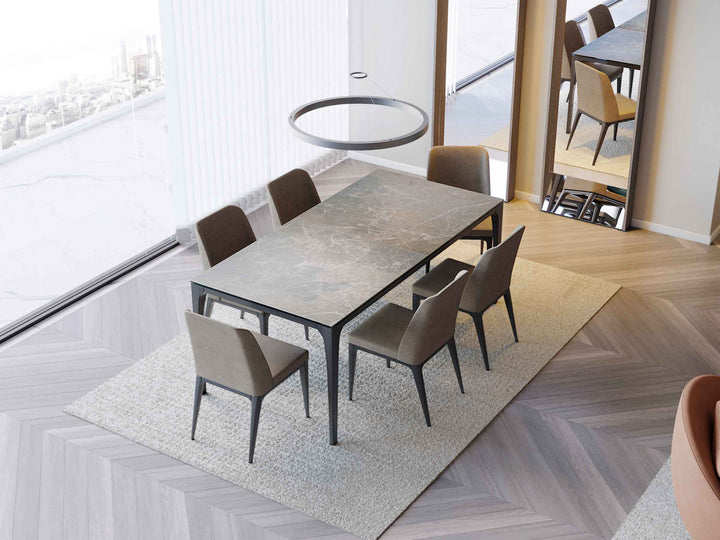 Pietra Extendable Ceramic / Glass Table